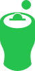green fundraise icon money pot