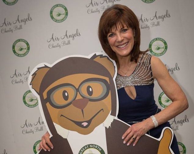 Pam Royle at the Air Angels ball