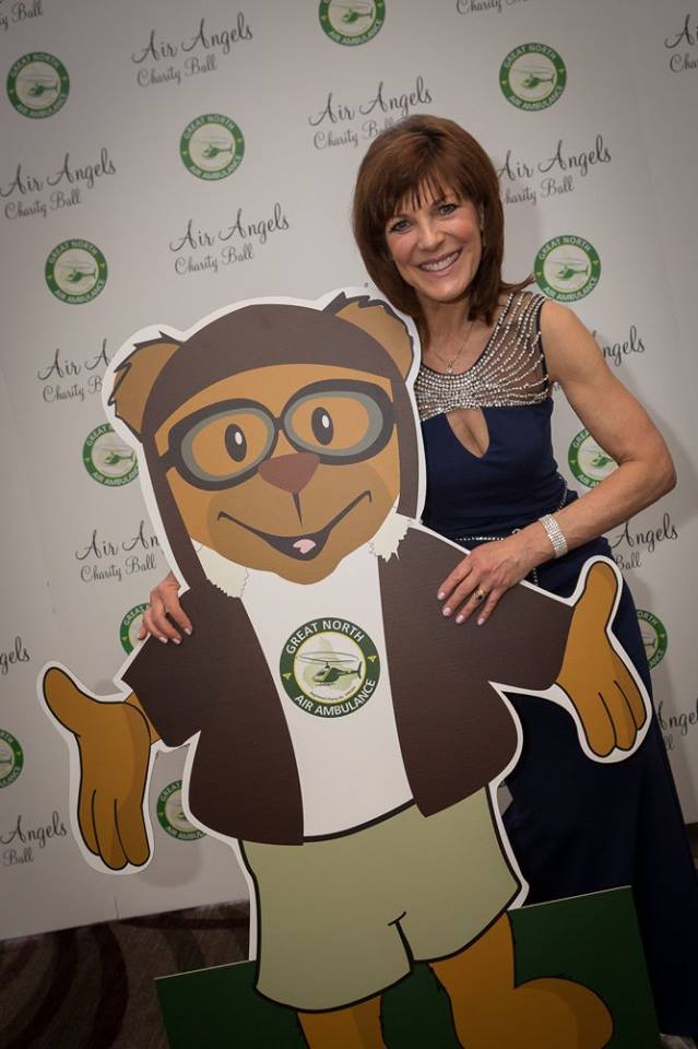 Pam Royle at the Air Angels ball