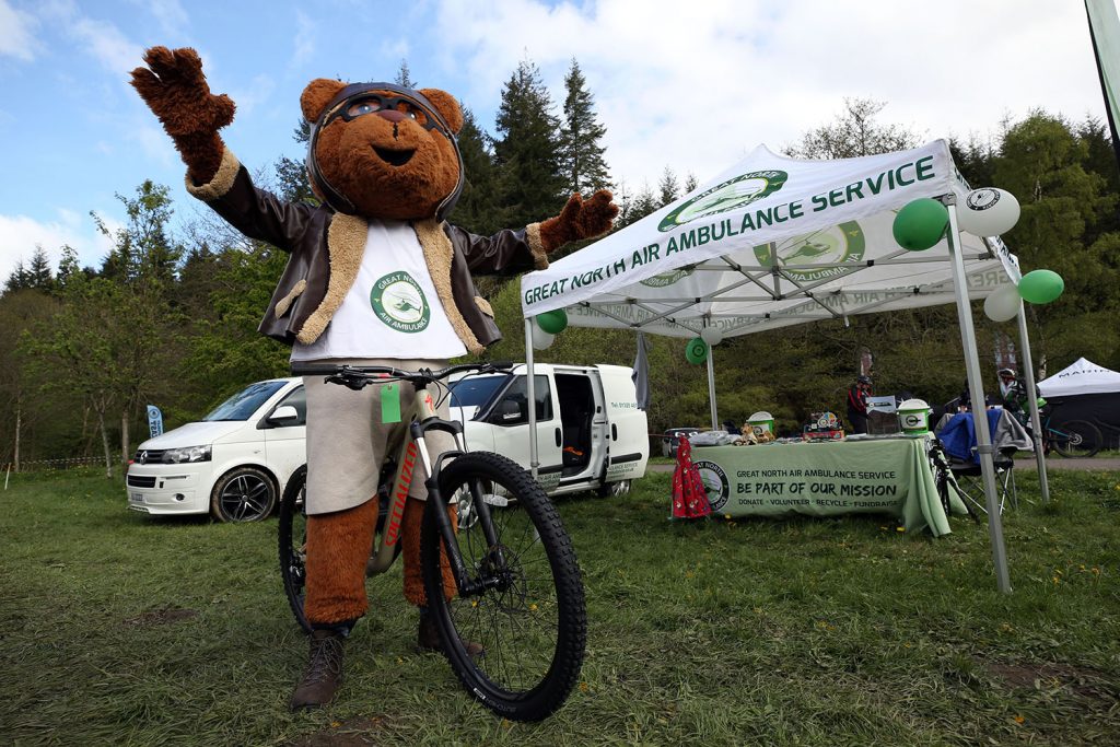 miles the bear at hamsterley beast