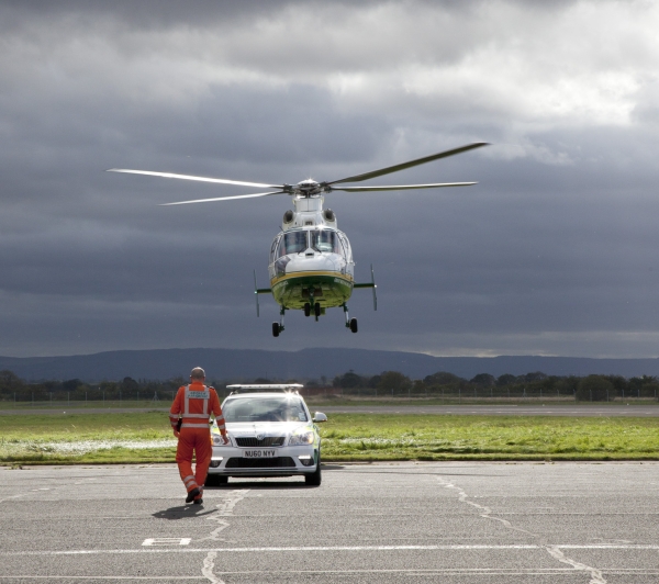 Dauphin AS365 N2 with GNAAS response car, 2011