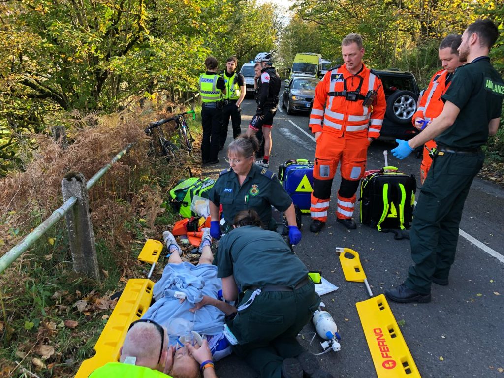 Samantha Sugden after her second bike crash (3)