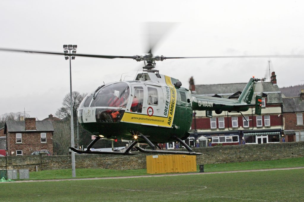 G-WAAN helicopter in flight