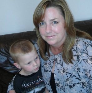 Donna Phillips with her grandson Jack Wright