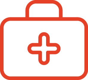 Medical bag icon