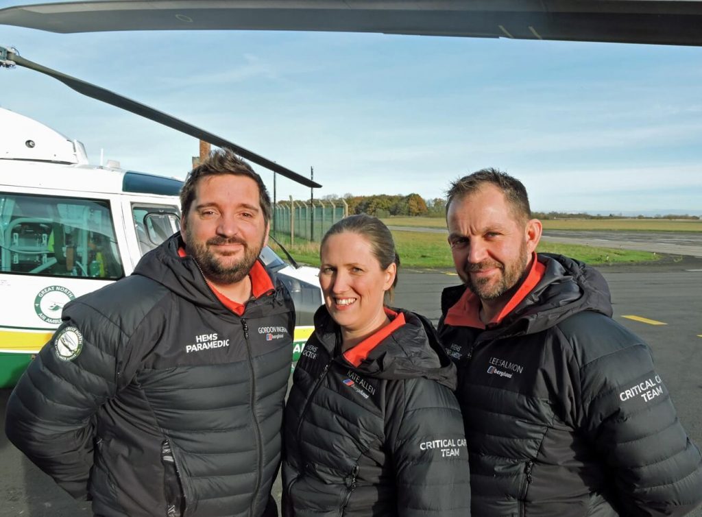 Gordon Ingram, Kate Allen and Lee Salmon of GNAAS