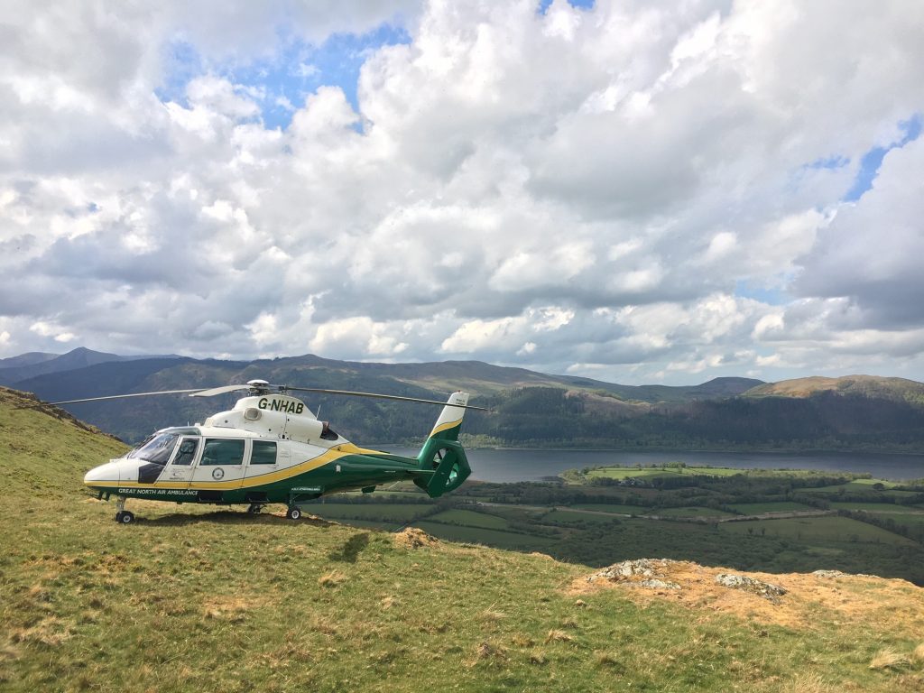 GNAAS aircraft landed in Lake District