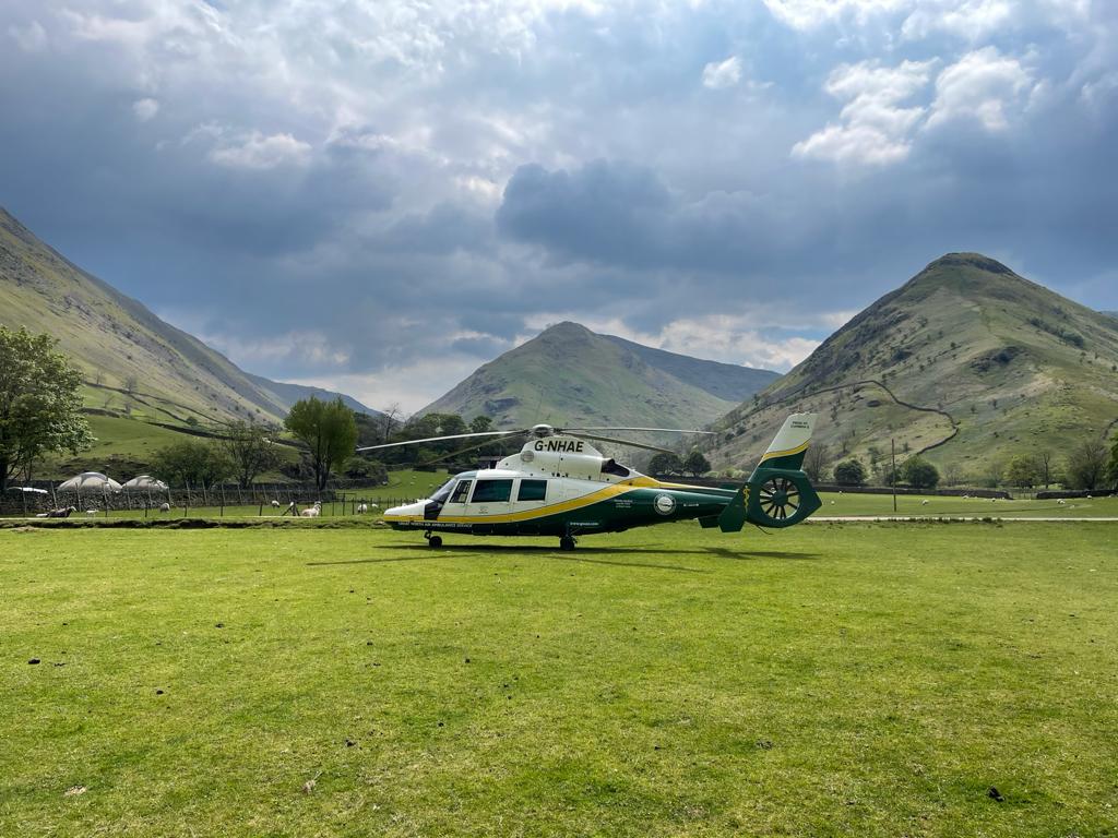 GNAAS Aircraft landed in Keswick