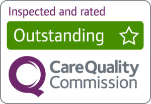 Care Quality Commission logo.