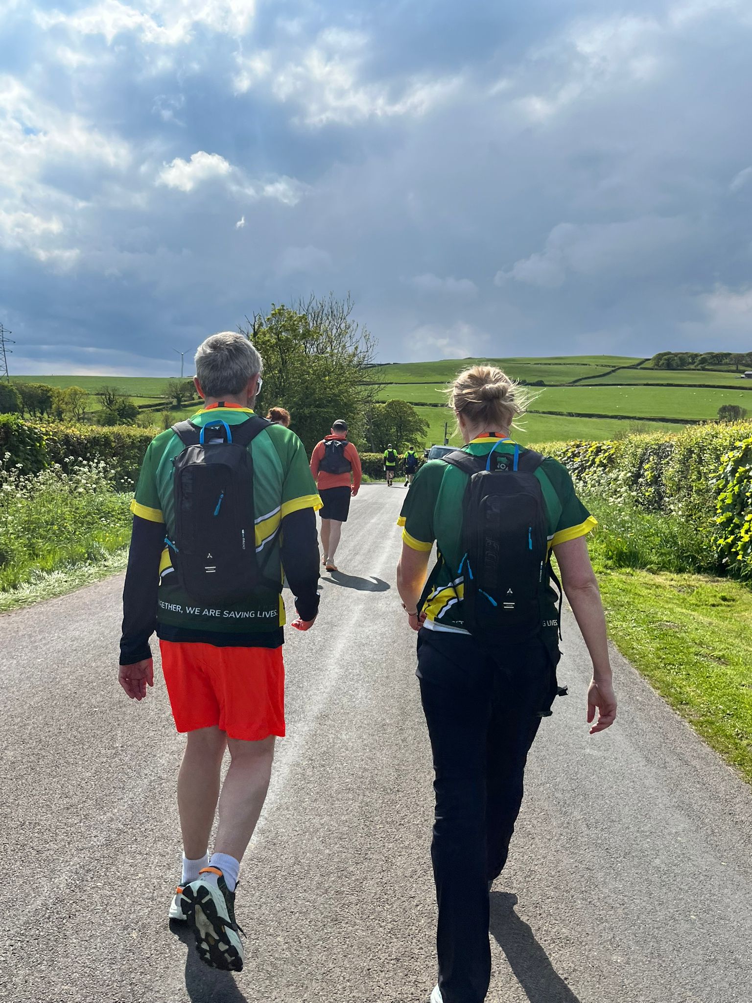 Runners in the GNAAS Tent